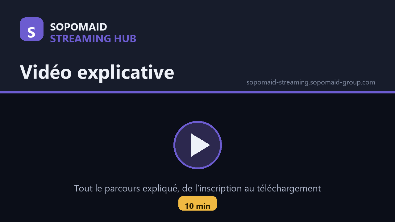 Voir la vidéo explicative